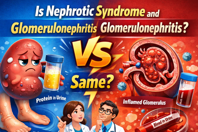 Is Nephrotic Syndrome and Glomerulonephritis Same?